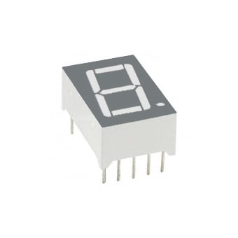 Single LED Digit Display KW1-561CSA, 14.2 mm, common cathode, RED