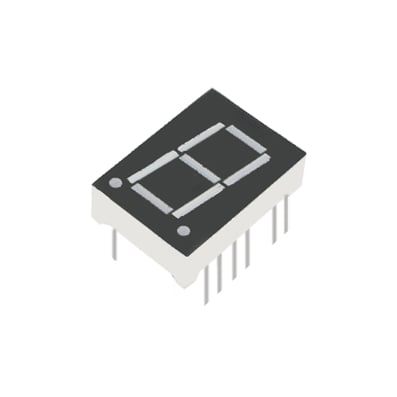 Single LED Digit Display ELS-7760P, common cathode, RED