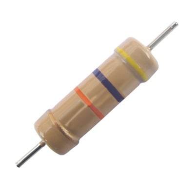 Resistor Carbon Film 0.25W, 1.3 Mohm 5%