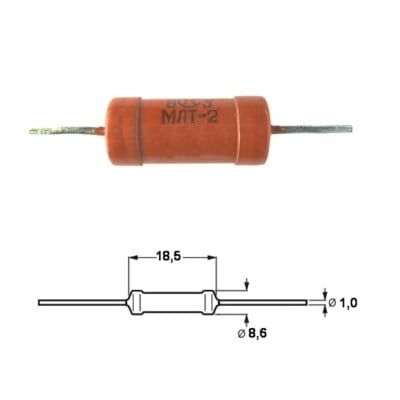 Resistor Metal Film 2W, 240 ohm MLT