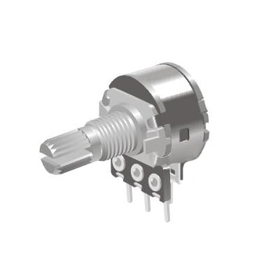 Rotary Potentiometer OD:16mm/M7 mm 5 Kohm, PCB