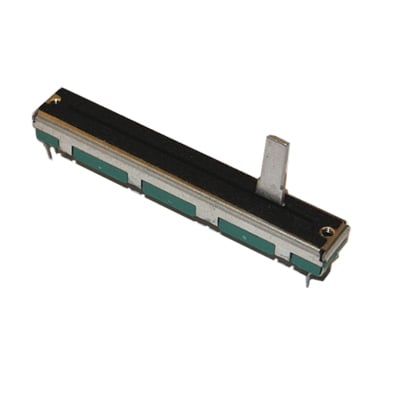 Slide Potentiometer 2x50 Kohm, L=45 mm, log.