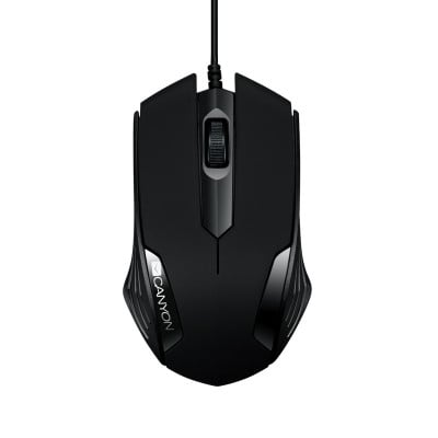 Wired Mouse CANYON CNE-CMS02B Black, USB