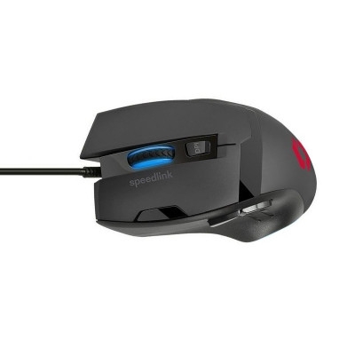 Wired Mouse SPEEDLINK VADES, GAMING, Black /SL-680014-BKBK