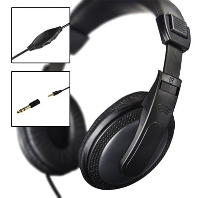 Headphones Hama TV Stereo Phones, Black, 6m Cable /184013