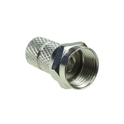 F type male, cable type 6.5 mm (RG-6U)