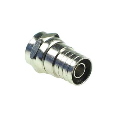 F type male, cable type L=18 mm, RG-6U, crimp mode
