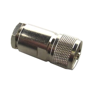 UHF male, cable type (RG-213)
