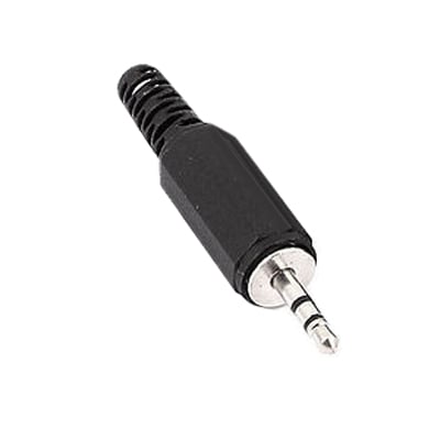 2.5 mm PLUG, male ST, cable type, PVC