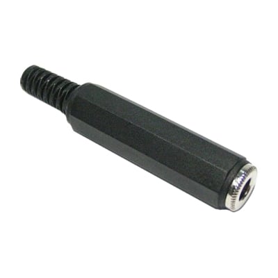 6.3 mm JACK, female ST, cable type, JC-110, PVC