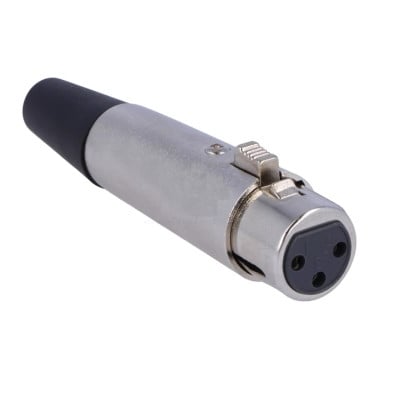 XLR 3P, female, cable type