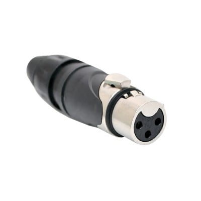 XLR 3P AX3F, female, cable type