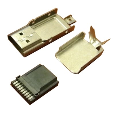 Connector HDMI 19P, male, cable type