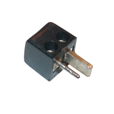 DIN 2P Speaker male, cable type, BLACK