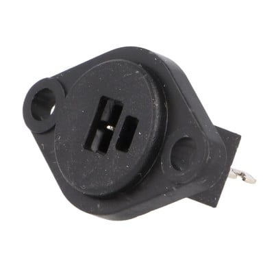 DIN 2P Speaker female OD15 mm, panel type