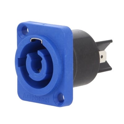 Cable Connector POWER IN HP-3-MD 3P male, panel type