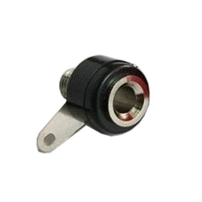 Banana Socket, panel type, BLACK