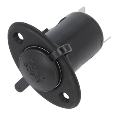 Car Lighter Plug, female, panel type