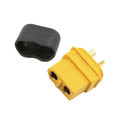 DC Power Plug female XT60H 2P, cable type, 30A/500V