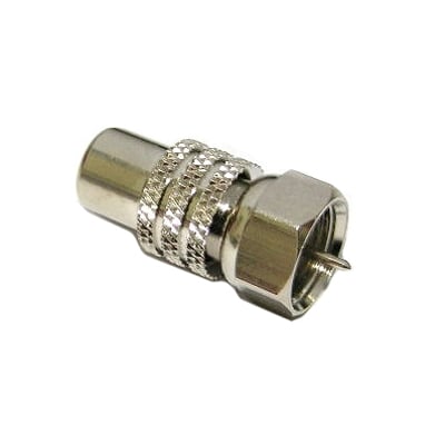 Adapter F male, RCA female