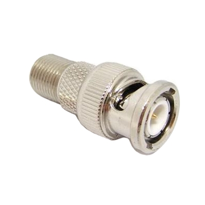 Adapter BNC male, F female