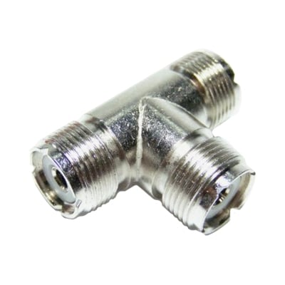 Adapter UHF female, 2x UHF female