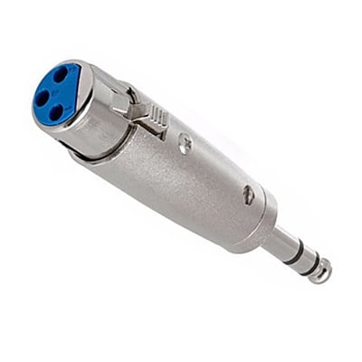 Adapter 6.3 mm male ST, XLR female