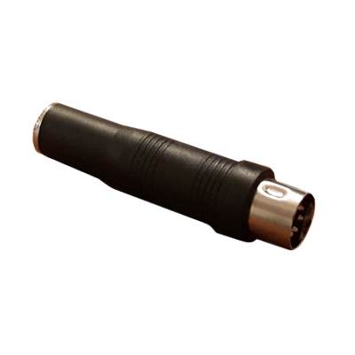 Adapter DIN male 5P, 6.3 mm female ST