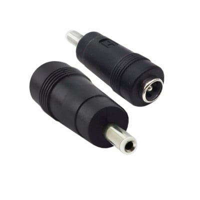 Adapter DC 5.5х2.5 mm female, 5.5х2.1 mm male
