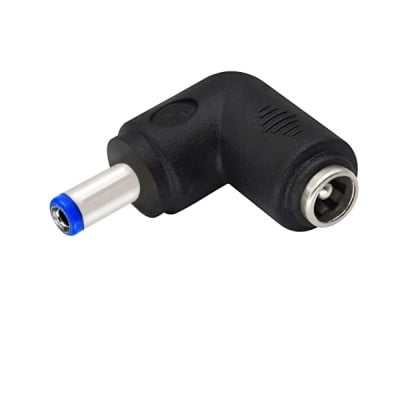 Adapter DC 5.5х2.1 mm female, 5.5х2.1 mm male, angled