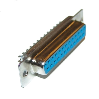 D-SUB 25P, female, cable type