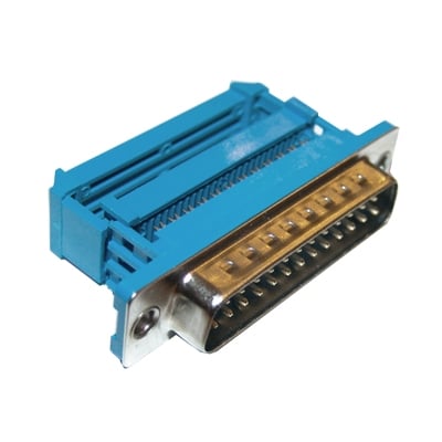 D-SUB 25P, male, cable type, IDC