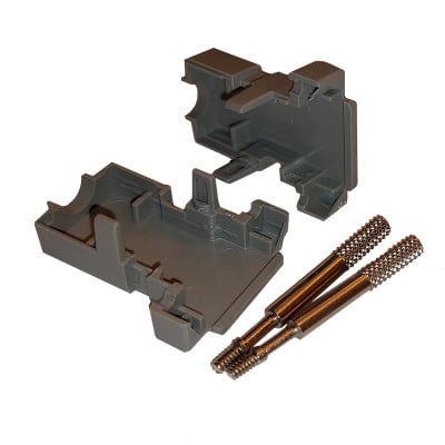 D-SUB 9P hood, thumb screw