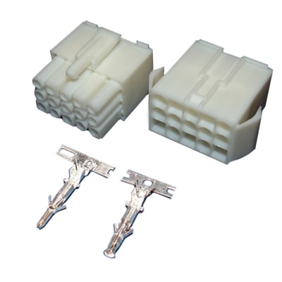 Connector 4.50 mm 15P (3x5P), 6A/300V, wire to wire, /pair/