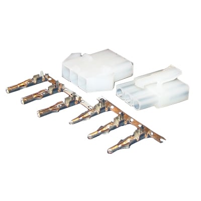 Connector 6.20 mm 3P, 11A/300V, wire to wire, /pair/