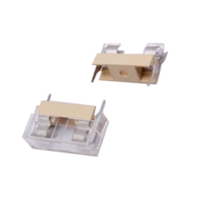 Fuse Holder 5x20 mm, 22 mm pitch, transp. cap, PCB