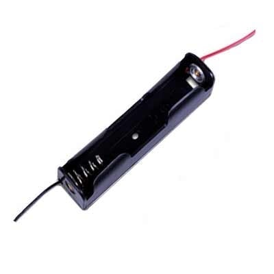 Battery Holder AAA, (1Rx1 battery), 150 mm wire