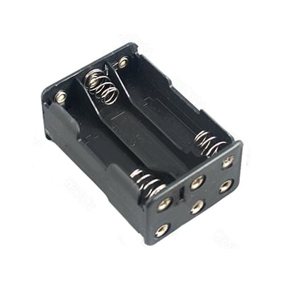 Battery Holder AA, (2 rows x3 battery)