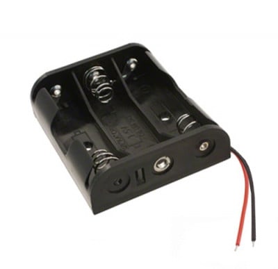 Battery Holder AA, (1 row x3 battery)кабел 150мм