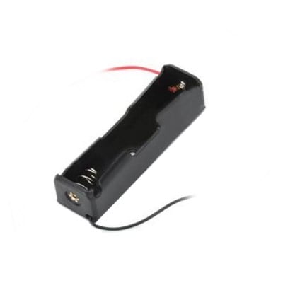 Battery Holder 18650, (1Rx1 battery), 150 mm wire
