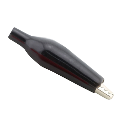 Crocodile Clip, 44 mm, BLACK