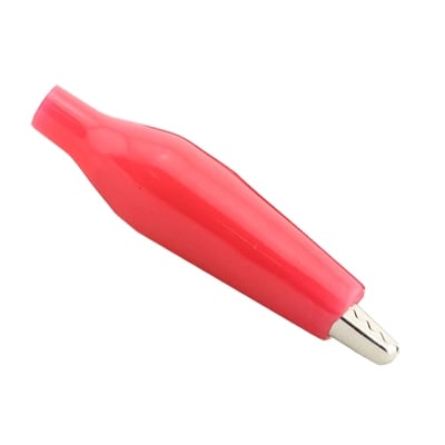 Crocodile Clip, 50 mm, RED
