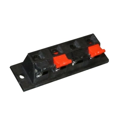 Speaker Terminal 4P, clamp, panel type (19x63 mm)