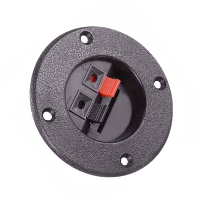 Speaker Terminal 2P, clamp, panel type (OD:75 mm)