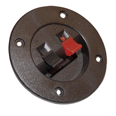 Speaker Terminal 2P, clamp, panel type (OD:75 mm)
