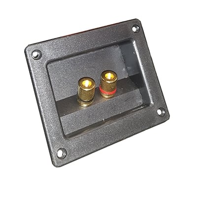 Speaker Terminal 2P, binding post, panel type (79x93 mm)