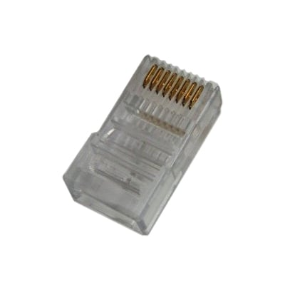Phone PLUG RJ45, 8P8C, round cable type