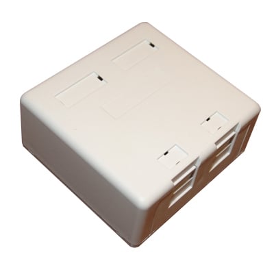CAT-5 Junction Box, 2x KEYSTONE