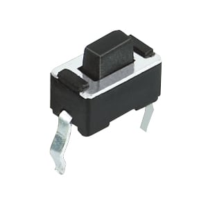 Push Button Switch PCB 6x3.5 mm, H:5 mm, 2P (ON)-OFF, 50mA/12VDC