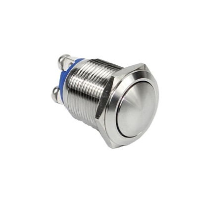 Push Button Switch M19x20mm, H27 mm, OFF-ON, SPST, Latching, 1A/250VAC, dome